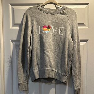 Spiritual Gangster Summer Love Old School Crewneck Pullover Sweatshirt M Yoga